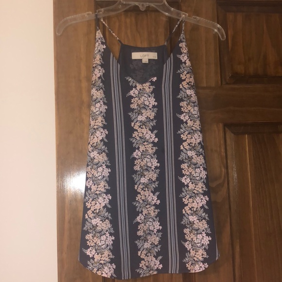 LOFT Tops - Loft Floral Tank Blouse